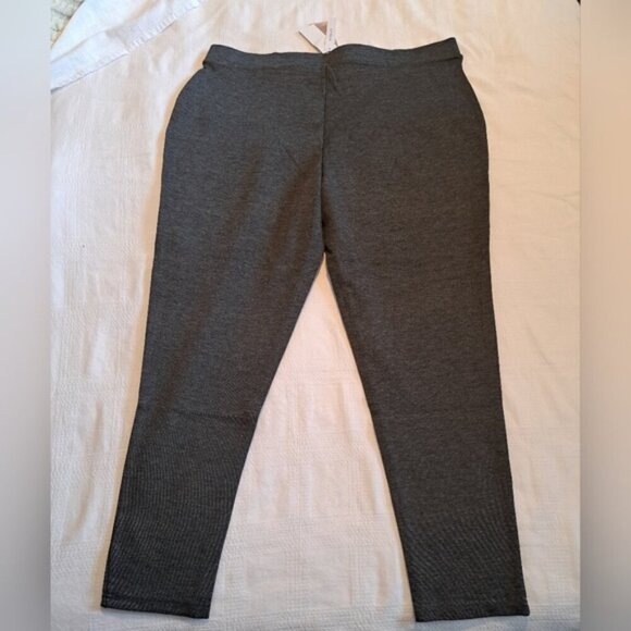 Philosophy Women's size 2X work wear leggings, medium gray, NWT - Picture 4 of 5